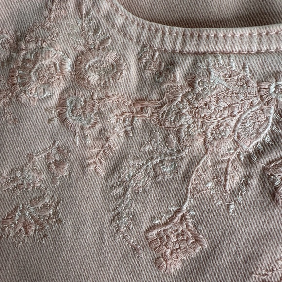 Etro Jeans With Embroidered Floral Detail Frayed hem Italy - Picture 14 of 16